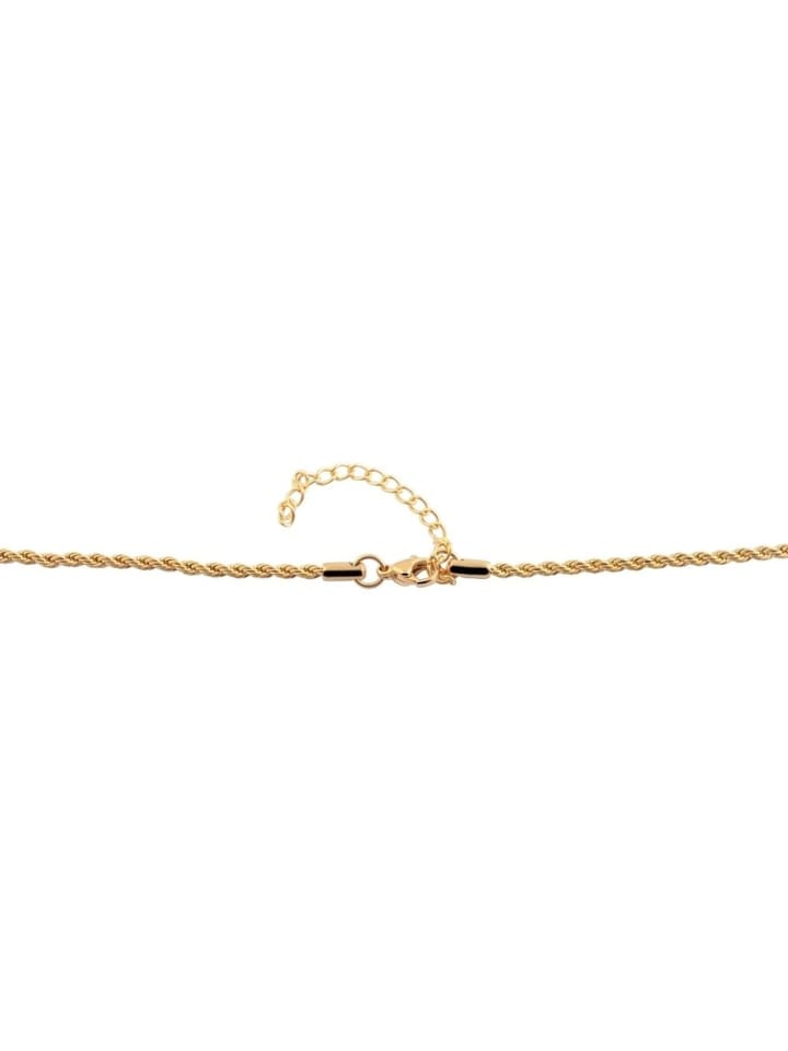 Unisex Halskette – Kordelkette aus Edelstahl in gold