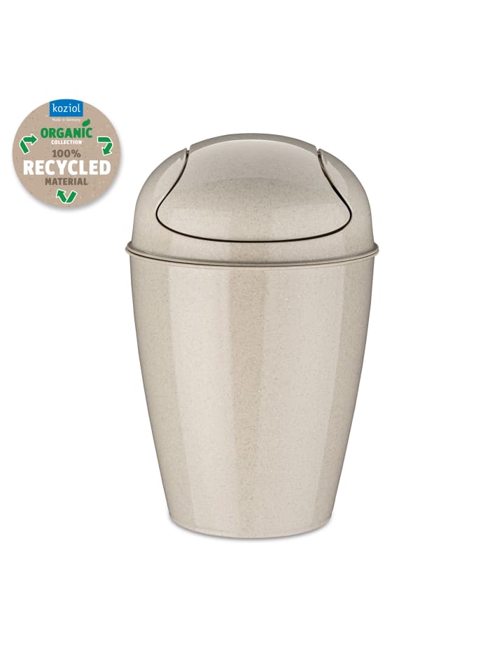 DEL S - Schwingdeckeleimer 5l in recycled desert sand