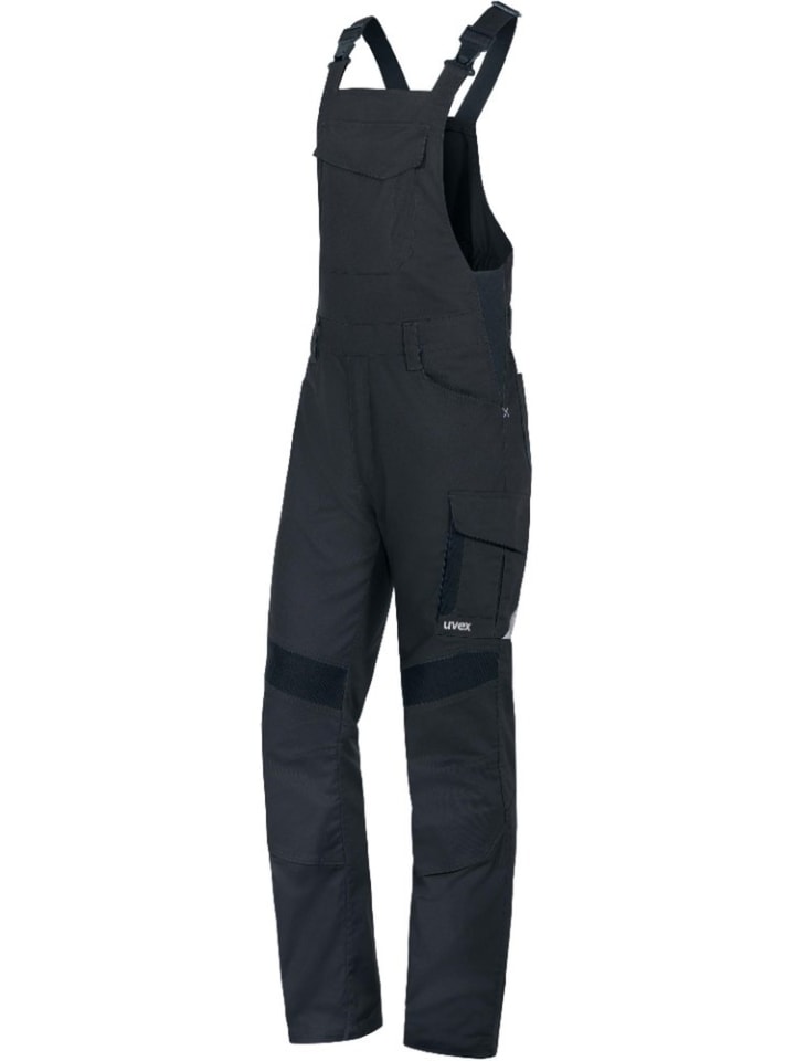 Latzhose in Grau