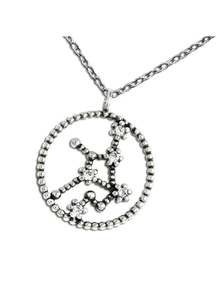 925 Silber Damen SilberDream Halsketten Sternbild Jungfrau  ca. 42cm und 45cm