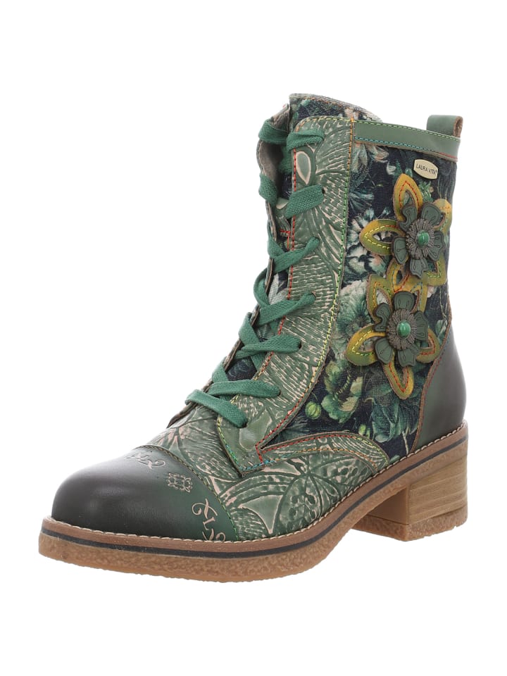 Stiefelette in grün