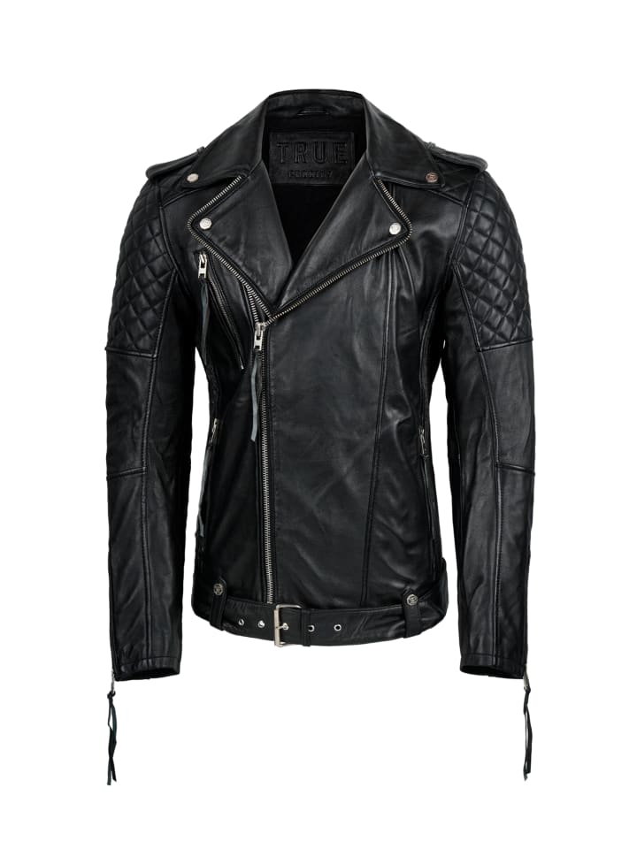 Lederjacke Simba in Schwarz