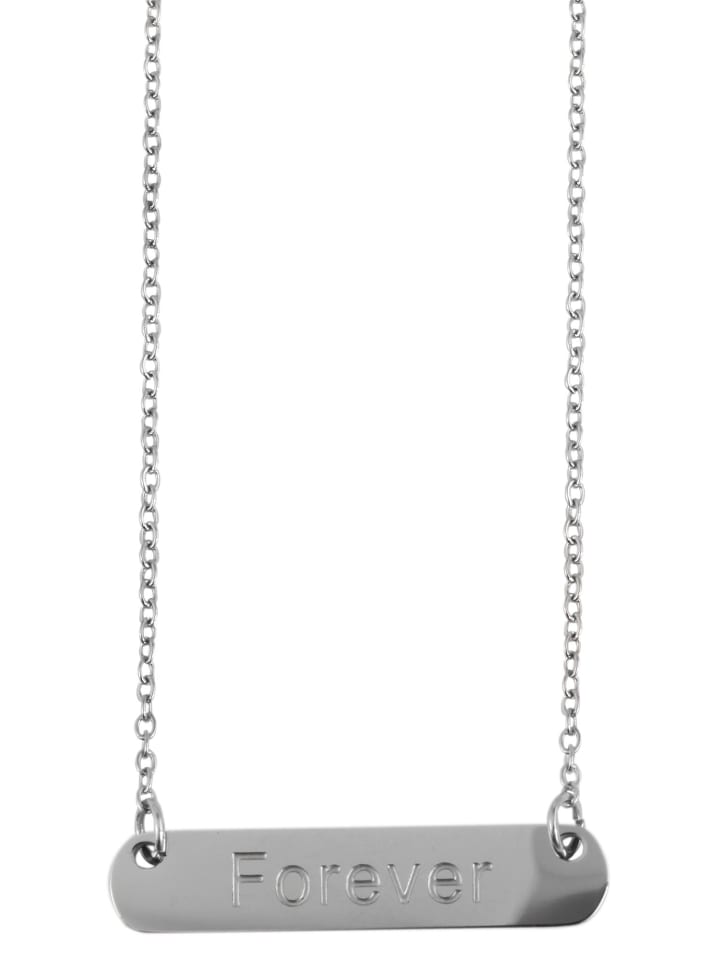Unisex Halskette mit Anhänger – aus Edelstahl in silber