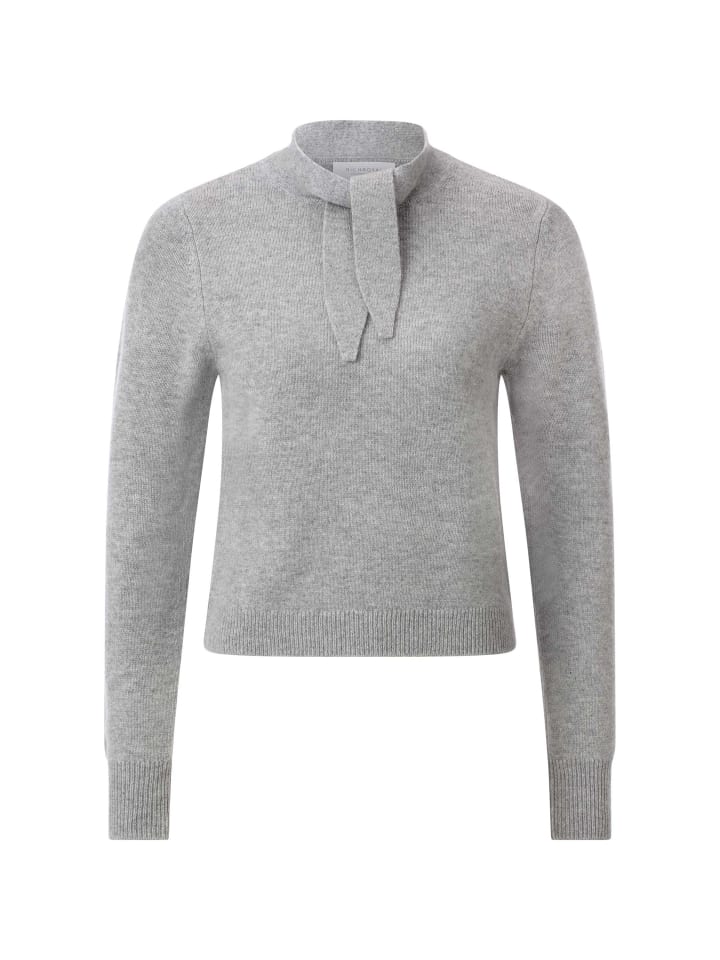 Langarmshirt Basic in Cloudy Grey