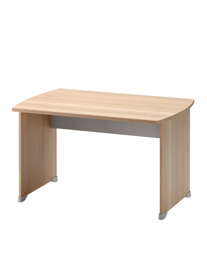 Schreibtisch GAMI in Helles - (W)140 x (H)74 x (L)cm