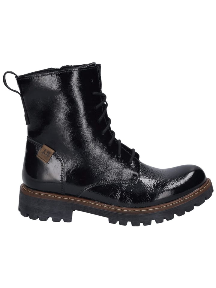 Komfort Stiefelette in schwarz