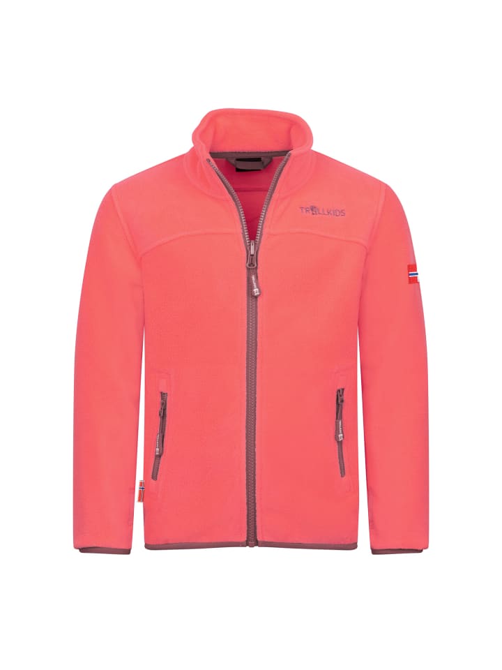 Fleecejacke Oppdal XT in pink salmon