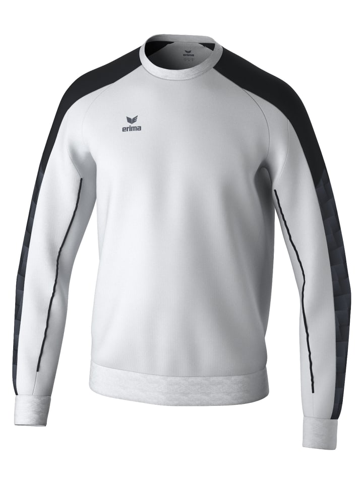 Unisex Erwachsene, Erwachsene Sweatshirt in weiss/schwarz