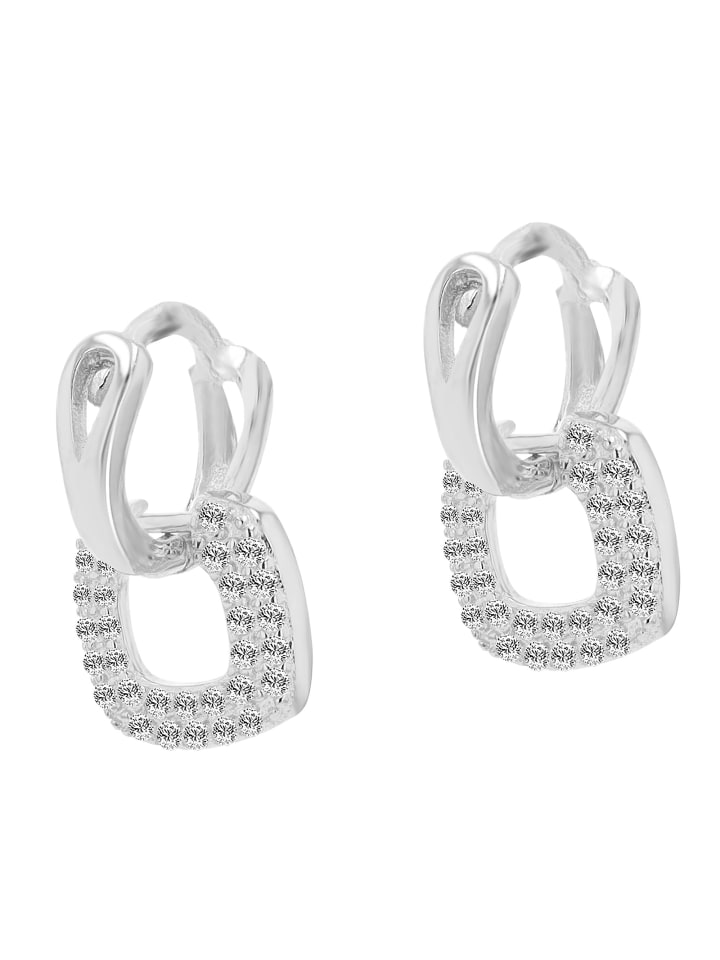 Damen Anhänger aus 925 Silber mit Zirkonia in silber