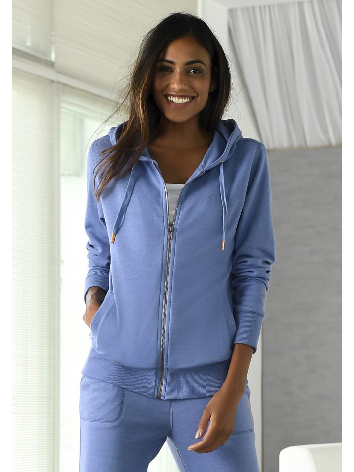 Bench Sweatjacke Blau Bench Sweatjacke In Jeans-meliert Günstig