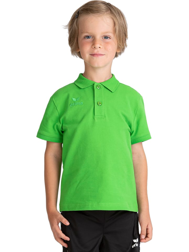 Kinder Teamsport Poloshirt in green