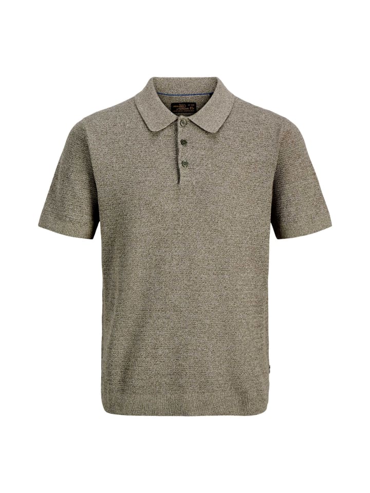 Poloshirt Bluriley Knit Polo in Braun
