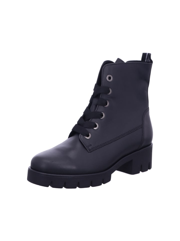 Bikerboots in schwarz/altsilber
