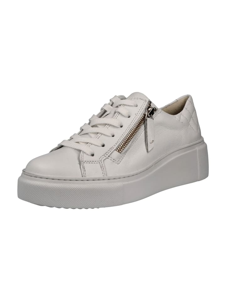 Sportliche Schnürschuhe in Weiß