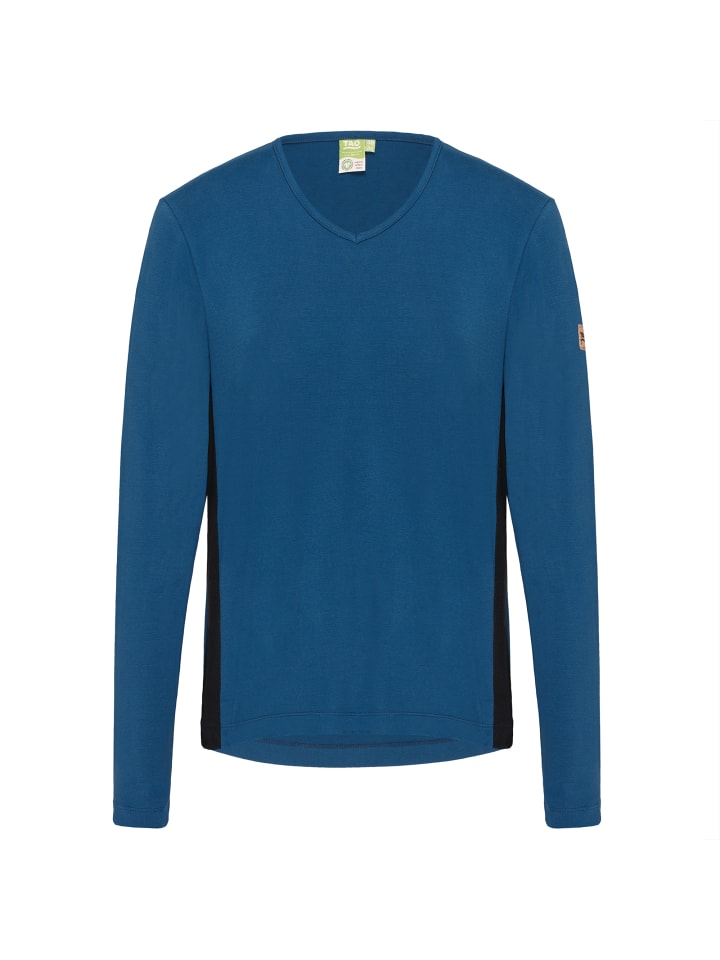 Freizeitlongsleeve ELLA in blau