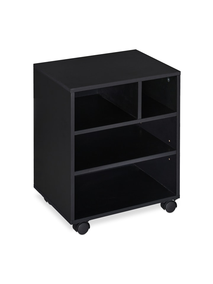 Rollcontainer in Schwarz