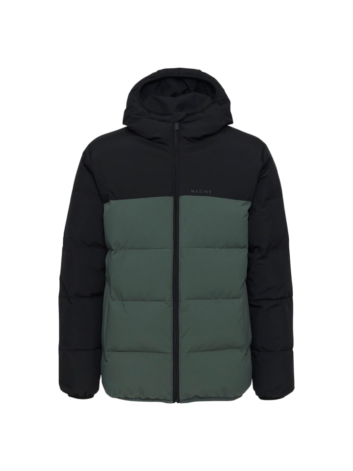 Pufferjacke in black/bottle