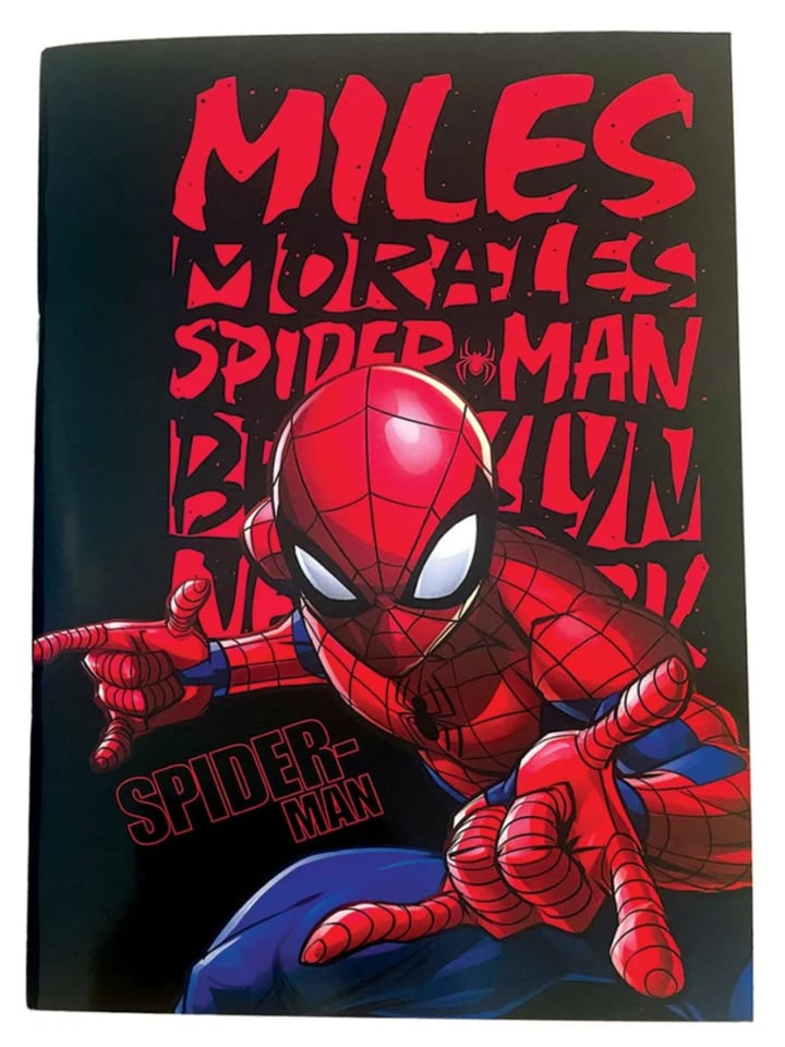 Spiderman Miles Morales B/5 linierter Notizblock, 40 Blatt