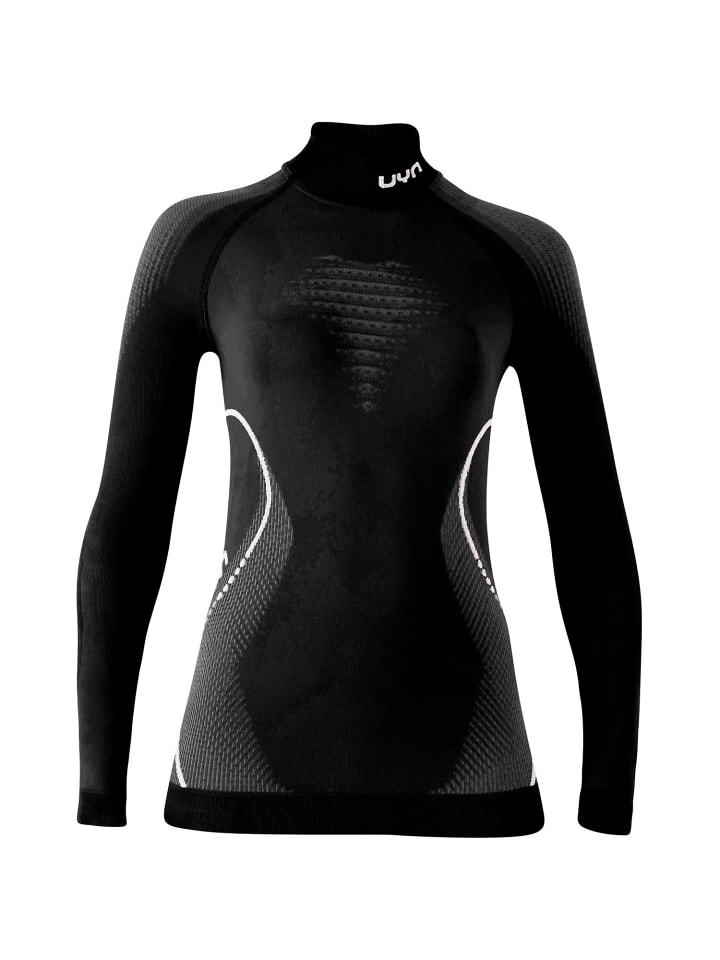 Pullover W EVOLUTYON UW SHIRT LONG SLEEVE TURTLE NECK in Schwarz