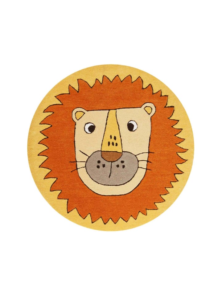 Kinderteppich Linus in orange