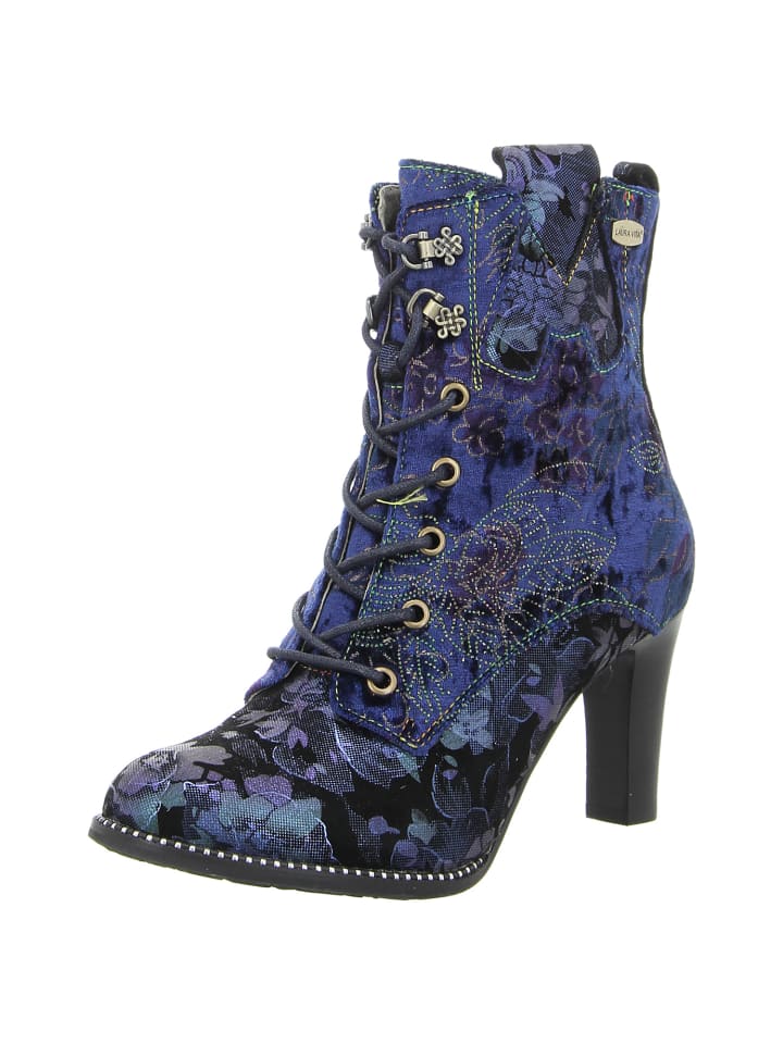 Stiefelette in blau