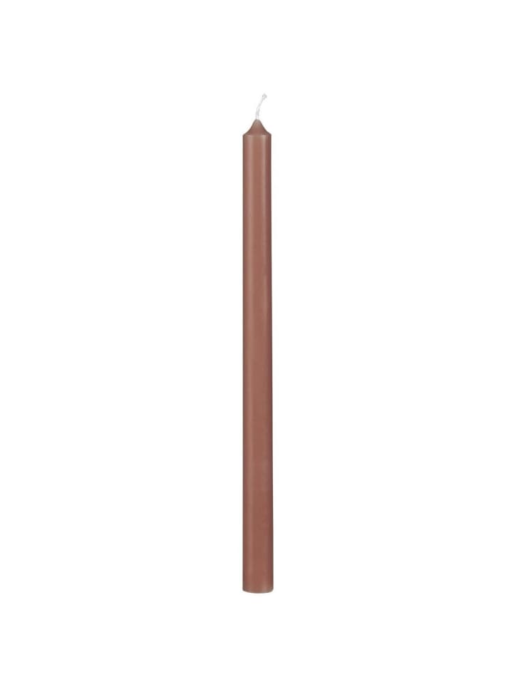 Dünne hohe Kerze 20 cm aus Ø 1,3 cm in faded rose