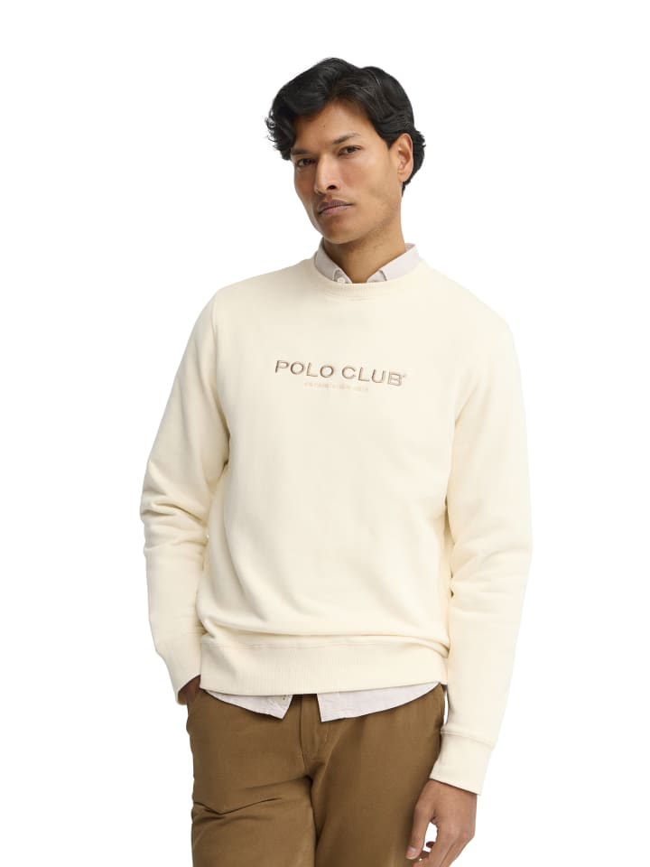 Sweatshirt in Ecru