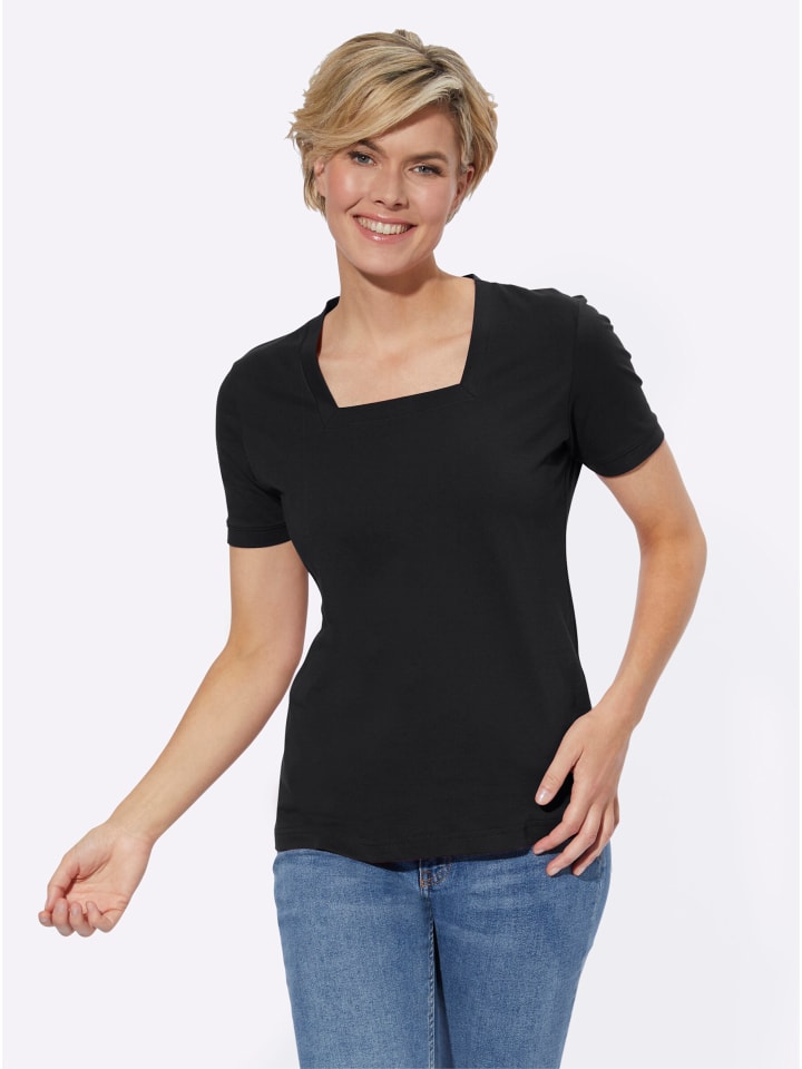 Shirt in schwarz