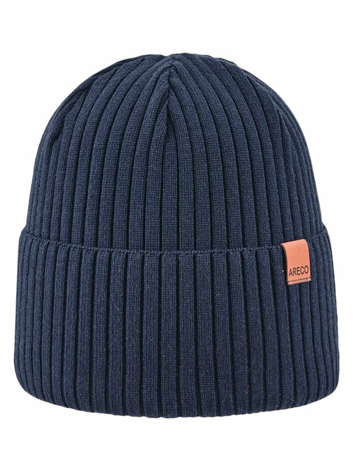 Strickmütze in blau