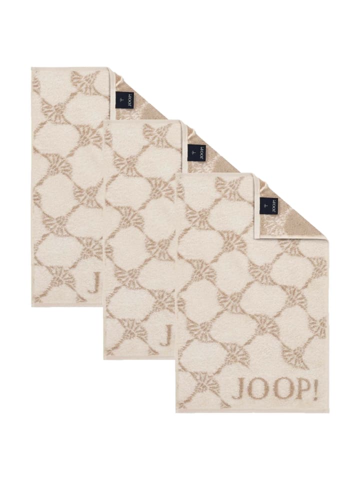 Gästetuch 3er Pack in Creme Cornflower