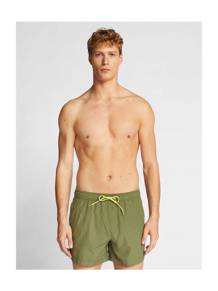 Badeshorts in Kaki