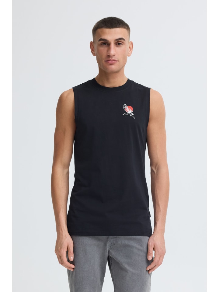 Rundhalsshirt BHJapo in Schwarz