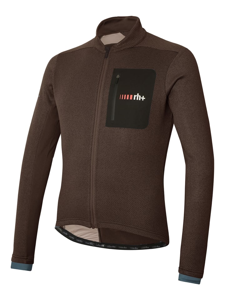 Radtrikot All Road Sweater in espresso-ardesia