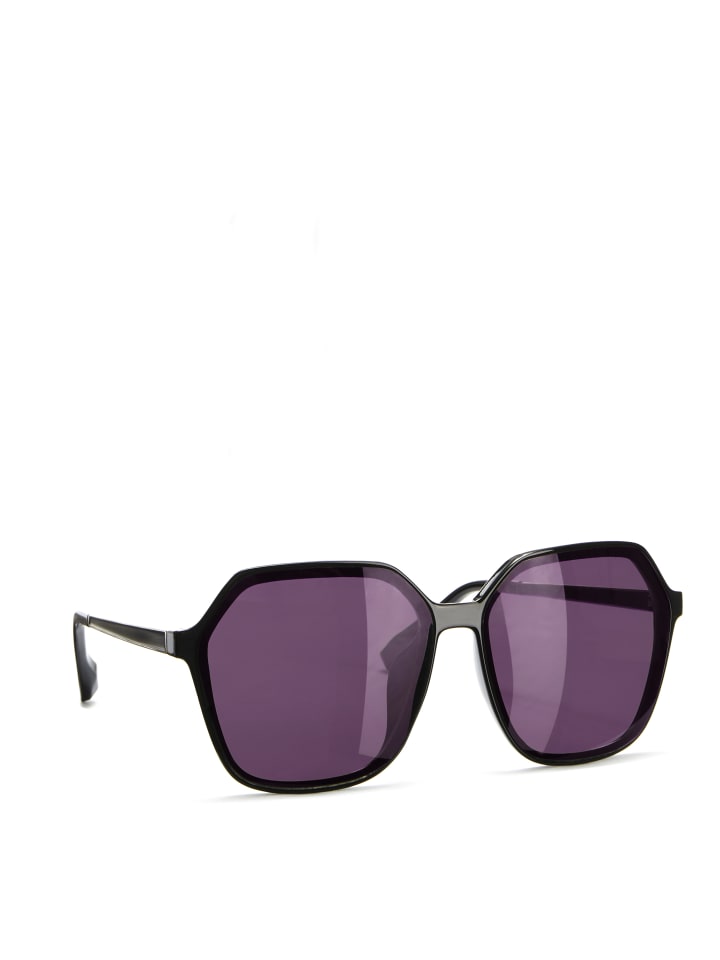 Sonnenbrille in schwarz-lila