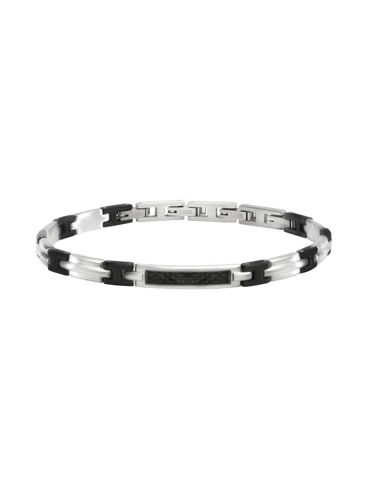Armband radiant fiber silber, grau