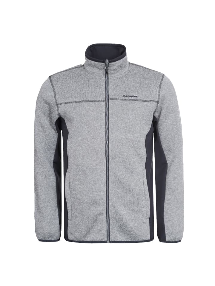Strickfleecejacke Lind in grau