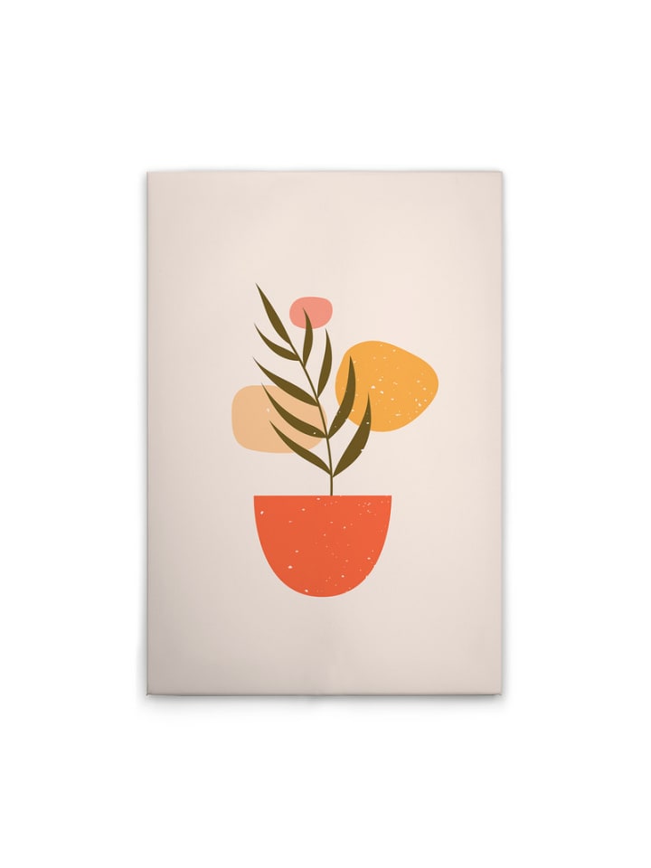 Leinwandbild Canvas Pottery Creme