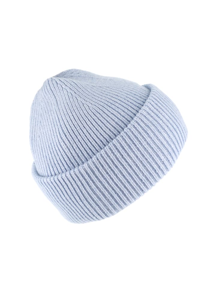 Strickmütze in blau