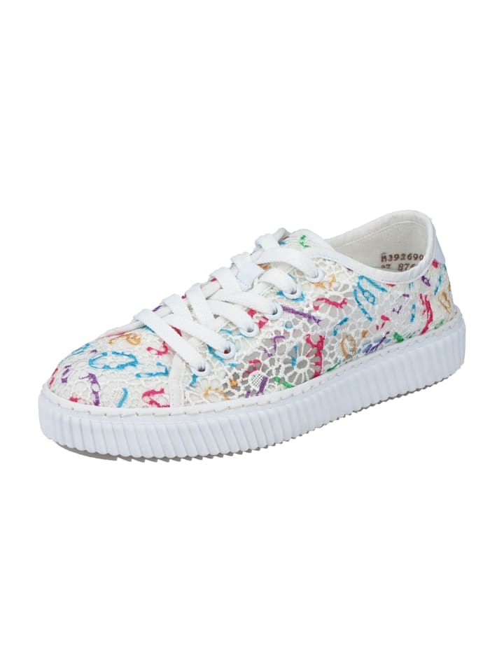 Sportliche Schnürschuhe in Bunt