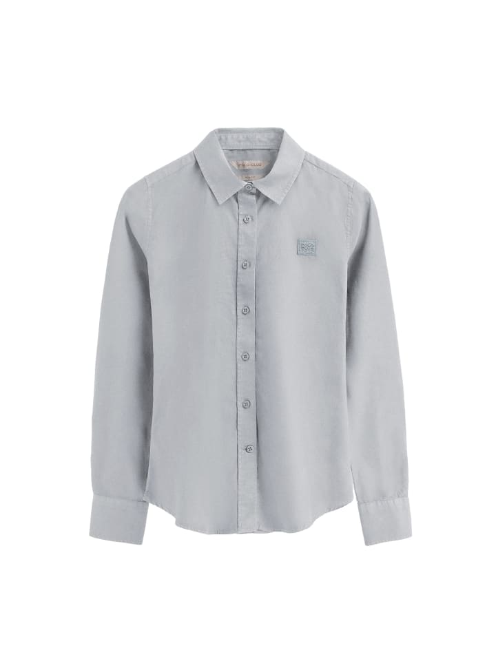 Langarmshirt in Babyblau
