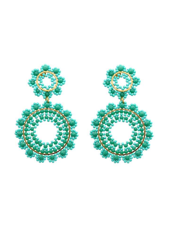 Women Earrings in Turquoise