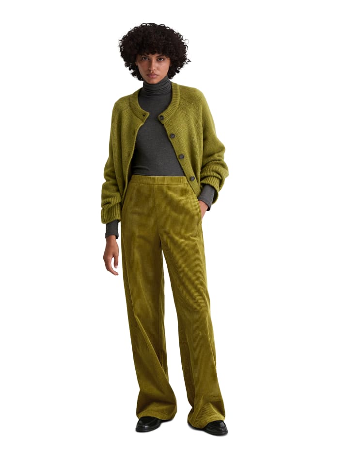 Cordhose relaxed in Deep Pea