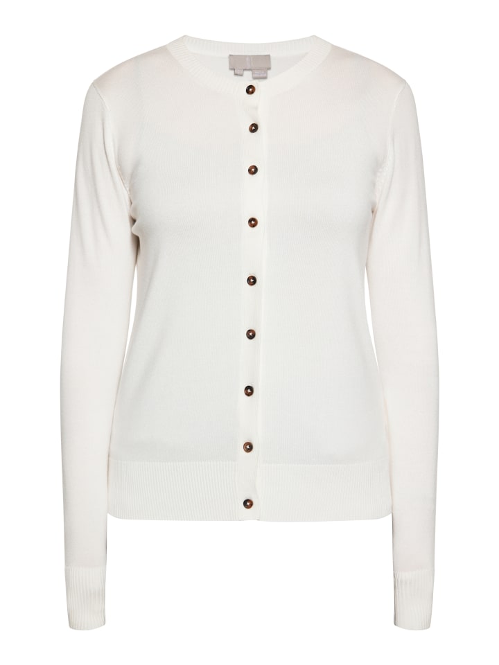 Damen Cardigan in WOLLWEISS