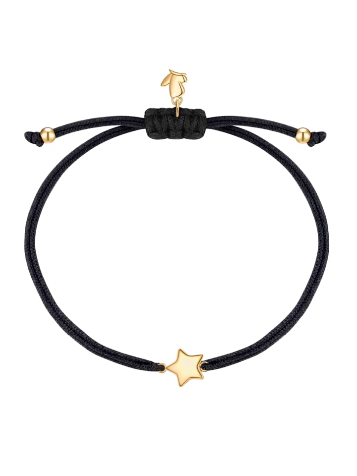 Armband Stern aus Edelstahl in gelbgold