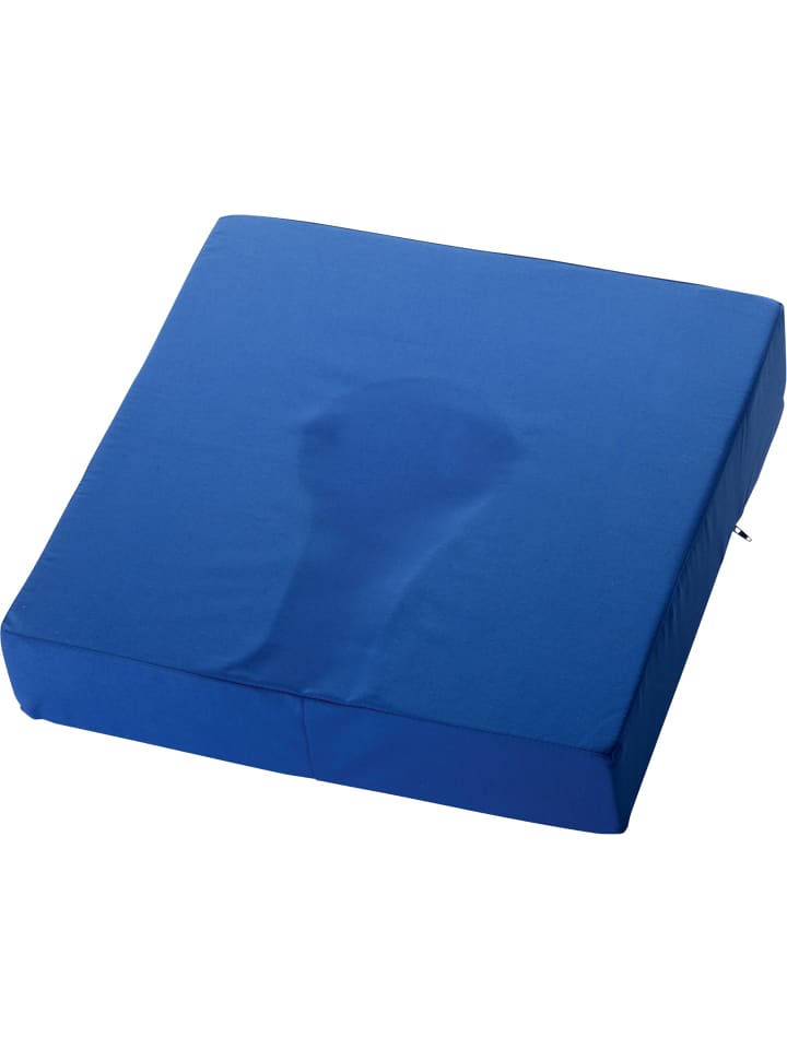 Ersatzbezug für Komfort-Sitzkissen in blau