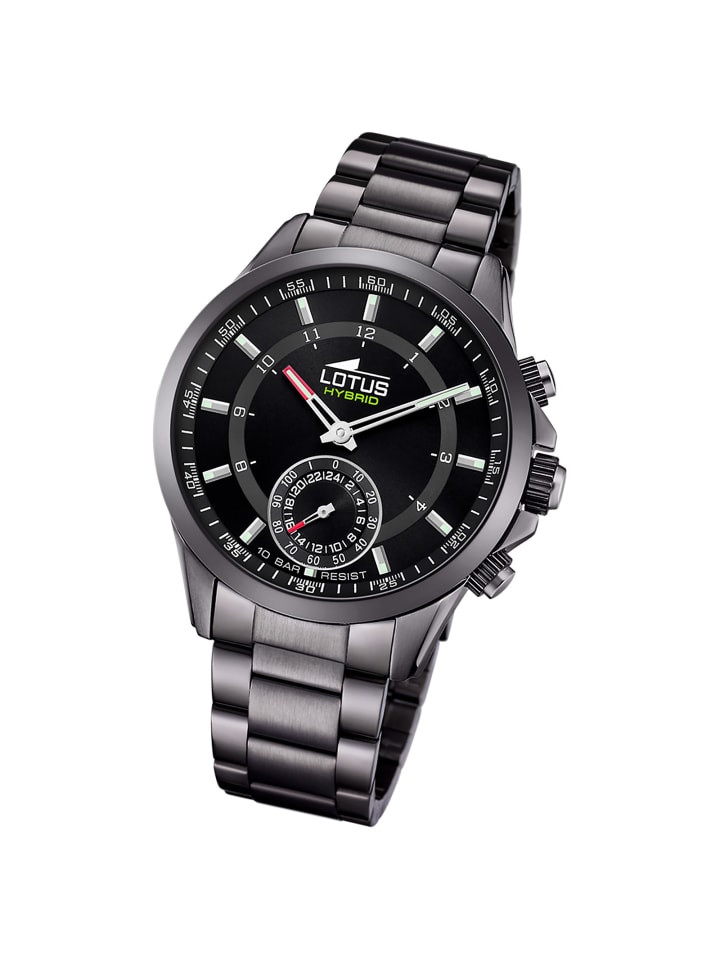 Chronograph-Armbanduhr Lotus Classic grau groß (ca. 43mm)