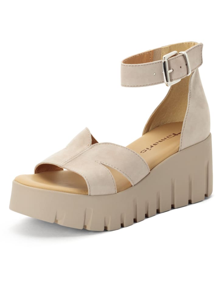 Sandalette in TAUPE
