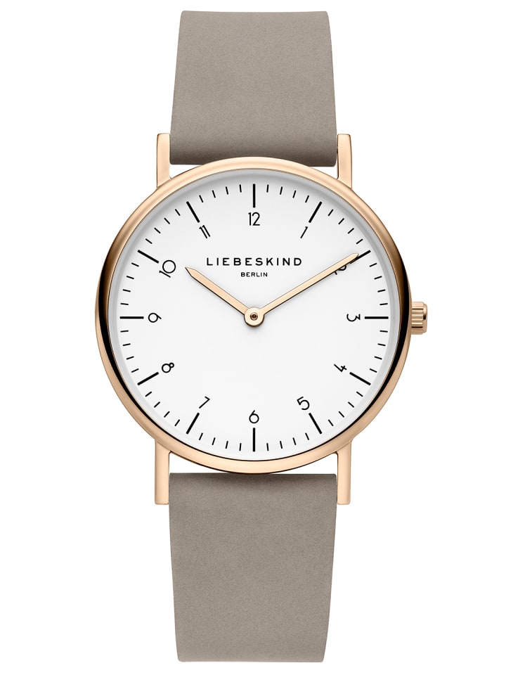 Armbanduhr The Small Minimalist in hellgrau
