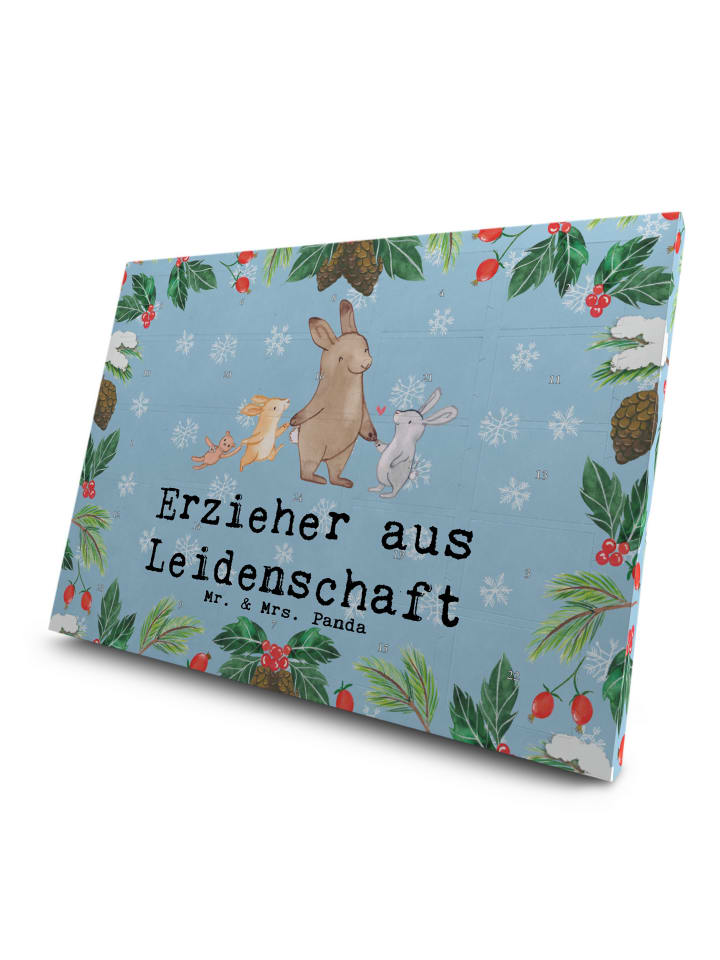 Advents-Teekalender Erzieher Leidenschaft mit S... in Eisblau