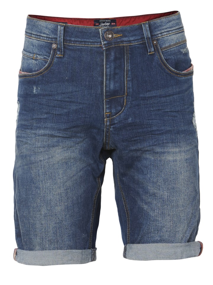 DENIM SHORTS REGULAR FIT in blau